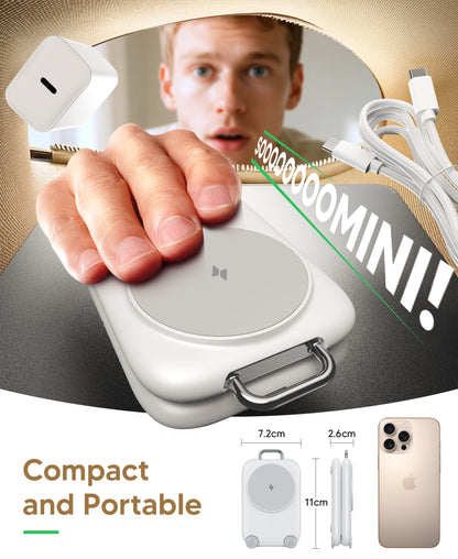 HENAURA Fold — 3-in-1 MagSafe Travel Charger